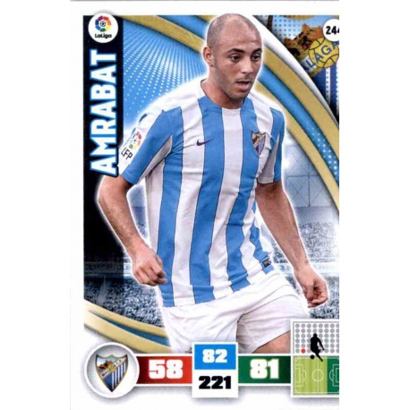 Amrabat Málaga 244 Adrenalyn XL La Liga 2015-16