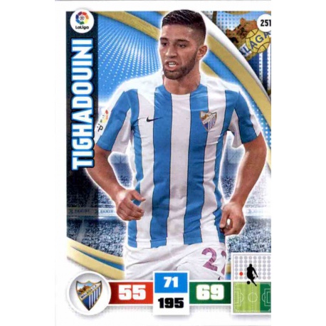 Tighadouini Málaga 251 Adrenalyn XL La Liga 2015-16