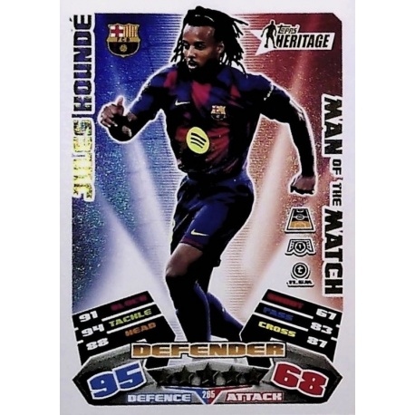 Jules Kounde Heritage - Man of the Match Barcelona 265