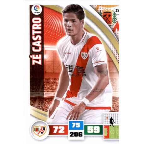 Zé Castro Rayo Vallecano 255 Adrenalyn XL La Liga 2015-16