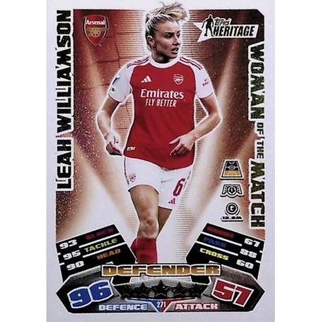 Leah Williamson Heritage - Woman of the Match Arsenal 271