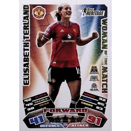 Elisabeth Terland Heritage - Woman of the Match Manchester United 274