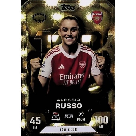 Alessia Russo 100 Club UWCL Arsenal 290