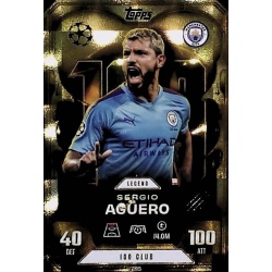 Sergio Aguero 100 Club Legend Manchester City 295