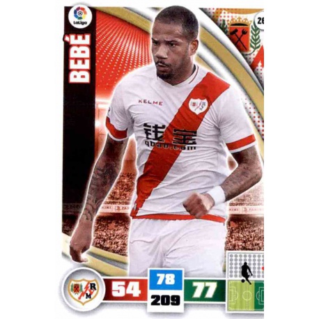 Bebé Rayo Vallecano 262 Adrenalyn XL La Liga 2015-16