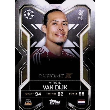 Virgil van Dijk Chrome X Liverpool CX1