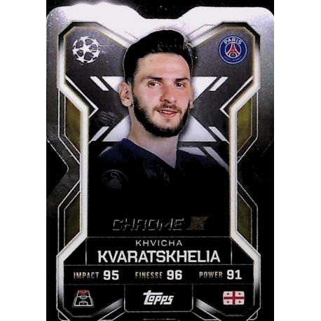 Khvicha Kvaratskhelia Chrome X PSG CX7