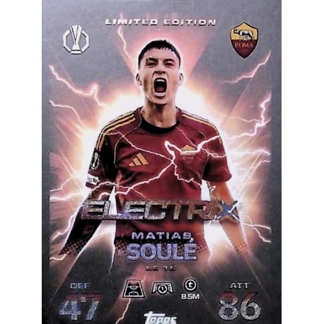 Matias Soulé Limited Edition AS Roma LE16