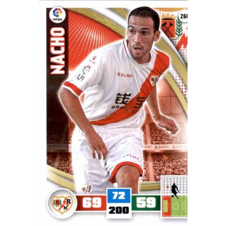 Nacho Rayo Vallecano 266 Adrenalyn XL La Liga 2015-16