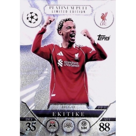 Hugo Ekitike Limited Edition Platinum Pull Liverpool PP1
