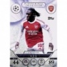 Official Cards Eberechi Eze Limited Edition Platinum Pull Arsenal