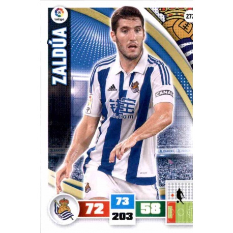 Zaldúa Real Sociedad 272 Adrenalyn XL La Liga 2015-16