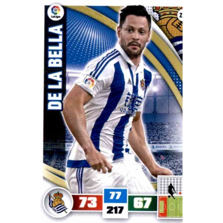 De La Bella Real Sociedad 275 Adrenalyn XL La Liga 2015-16