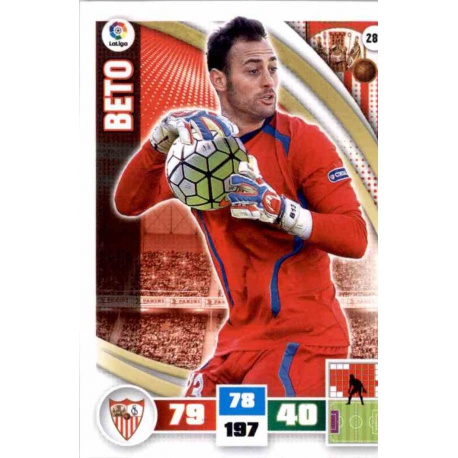 Beto Sevilla 289 Adrenalyn XL La Liga 2015-16
