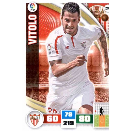 Vitolo Sevilla 296 Adrenalyn XL La Liga 2015-16