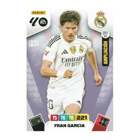Fran García Ampliación Real Madrid 207 Bis