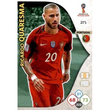 Ricardo Quaresma Portugal 275 Adrenalyn XL Russia 2018 