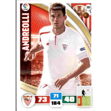 Andreolli Sevilla 301 Adrenalyn XL La Liga 2015-16