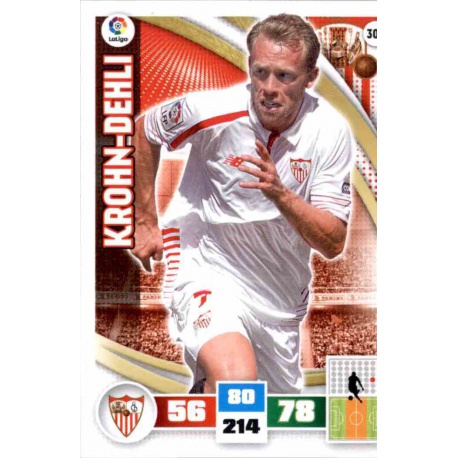 Krohn-Dehli Sevilla 304 Adrenalyn XL La Liga 2015-16
