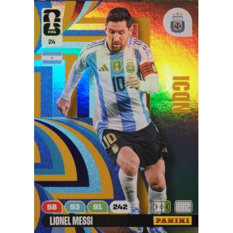 Lionel Messi Icon Argentina 24