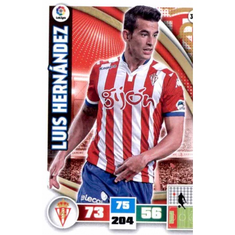 Luis Hernández Sporting 309 Adrenalyn XL La Liga 2015-16