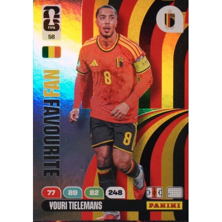 Youri Tielemans Fan Favourite Bélgica 58