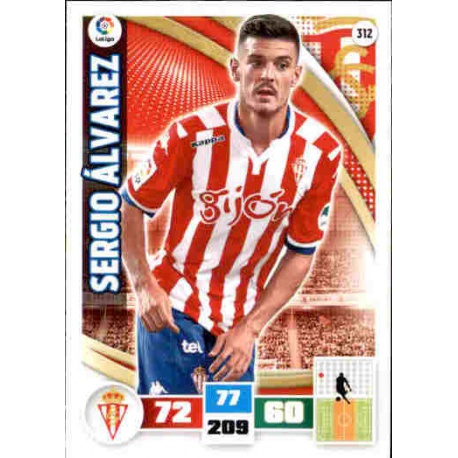 Sergio Álvarez Sporting 312 Adrenalyn XL La Liga 2015-16