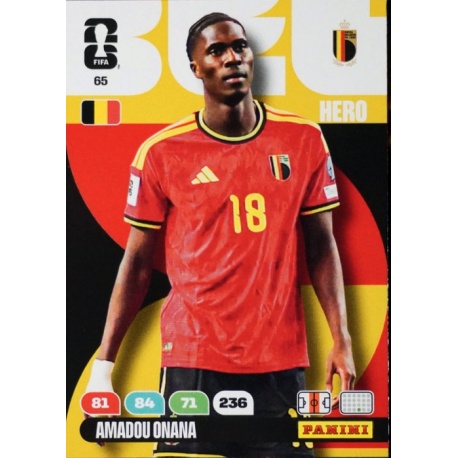 Amadou Onana Bélgica 65