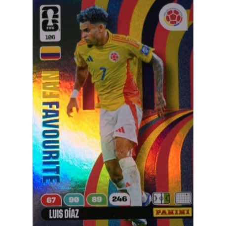 Luis Díaz Fan Favourite Colombia 106