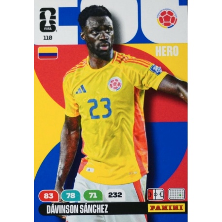 Davinson Sánchez Colombia 110