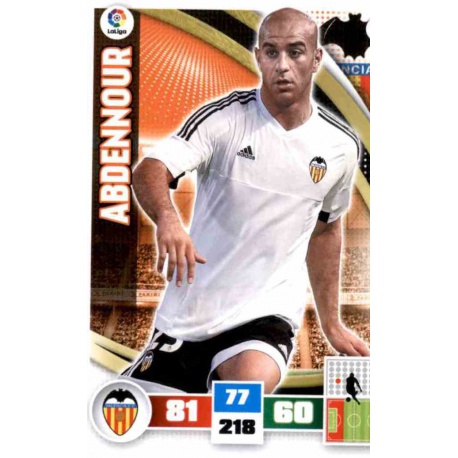 Abdennour Valencia 327 Adrenalyn XL La Liga 2015-16