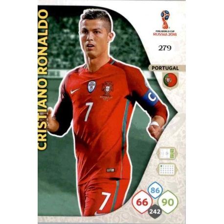 Cristiano Ronaldo Portugal 279 Adrenalyn XL Russia 2018 