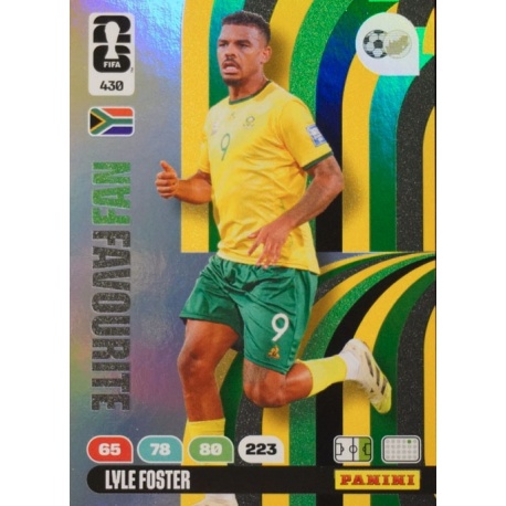 Lvle Foster Fan Favourite Sudáfrica 430