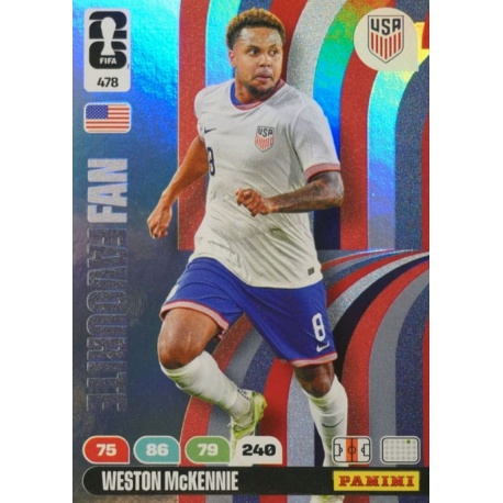 Weston McKennie Fan Favourite Estados Unidos 478