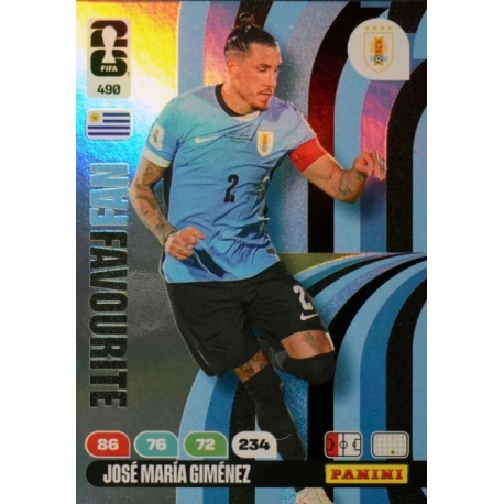 José María Giménez Fan Favourite Uruguay 490