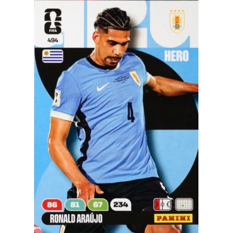 Ronald Araújo Uruguay 494