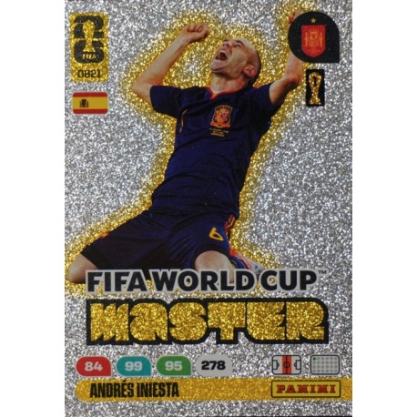 Andrés Iniesta Fifa World Cup Master España DB21