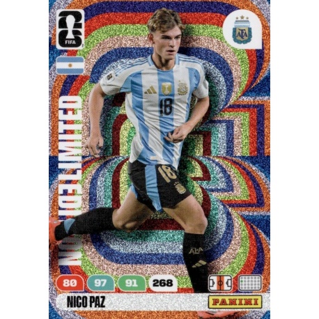 Nico Paz Limited Edition Argentina