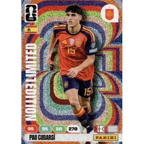 Pau Cubarsí Limited Edition España