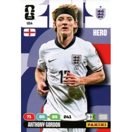 Anthony Gordon Update Set Inglaterra U14