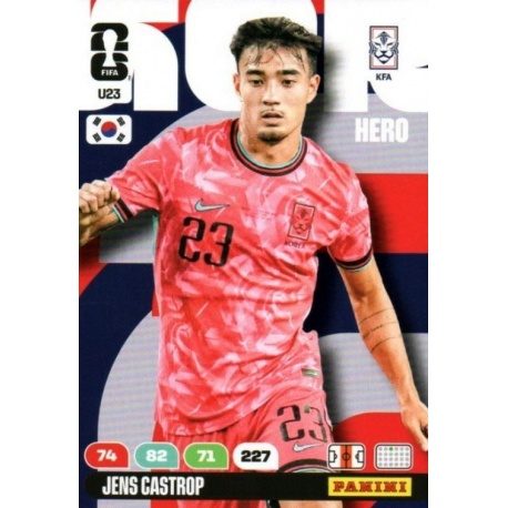 Jens Castrop Update Set Corea del Sur U23