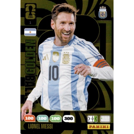 Lionel Messi Golden Baller Argentina 1