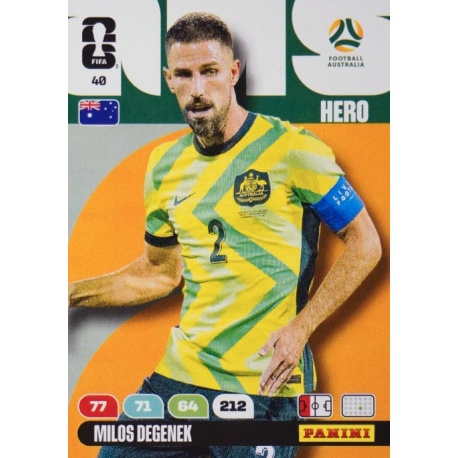 Milos Degenek Australia 40
