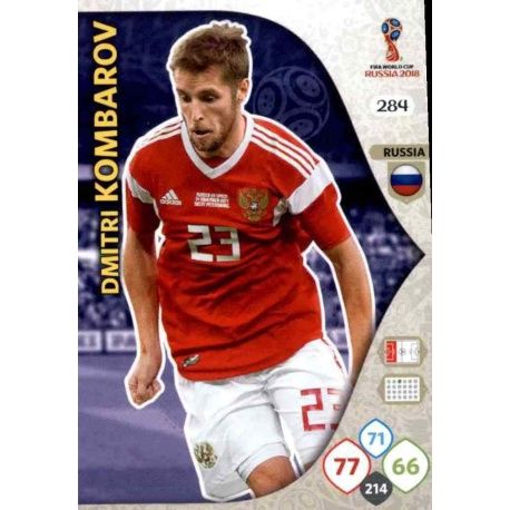 Dmitri Kombarov Rusia 284 Adrenalyn XL Russia 2018 