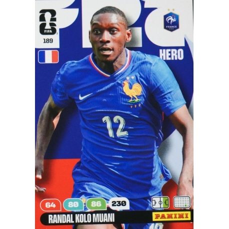 Randal Kolo Muani Francia 189