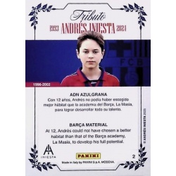 New Arrivals Azulgrana DNA 1996-2002 Panini Tributo Iniesta Box Oficial