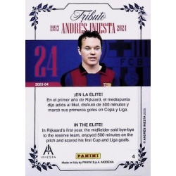 Buy Now In The Elite 2003-04 Panini Tributo Iniesta Box Oficial