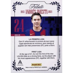 Buy Now The First League 2004-05 Tributo Andrés Iniesta Box Panini