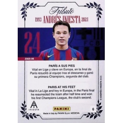 New Arrivals Paris at his feet 2005-06 Tributo Andrés Iniesta Box Panini