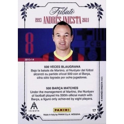New Arrivals 500 Times Blaugrana 2013-14 Tributo Andrés Iniesta Panini Box